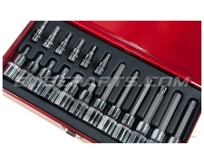 18 piece Torx & Allen Sockets