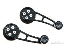 Satin Black Window Winders ( Lotus )