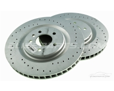 Pair of V6 Exige Front Brake Discs OEM Lotus