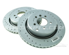 V6 Exige / Evora Rear Drilled Brake Discs OEM