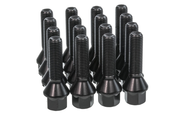 S2 / S3 Black Wheel Bolts 50mm Thread Image