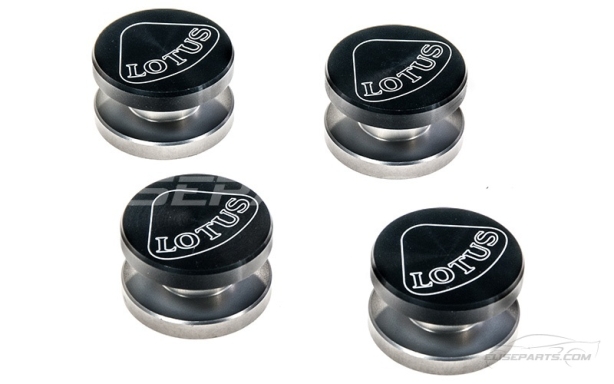 4 x Satin Black Floor Mat Fixings (Lotus) Image