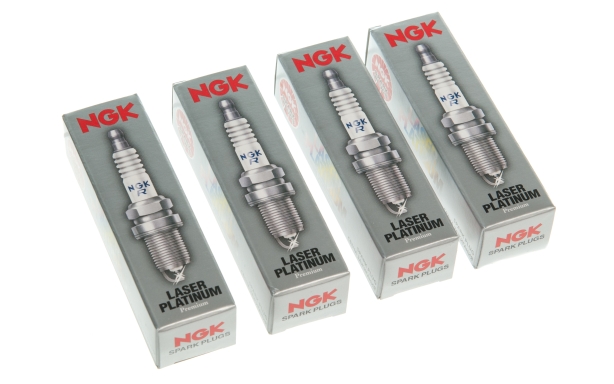 4 x NGK K Series Platinum Spark Plugs Image