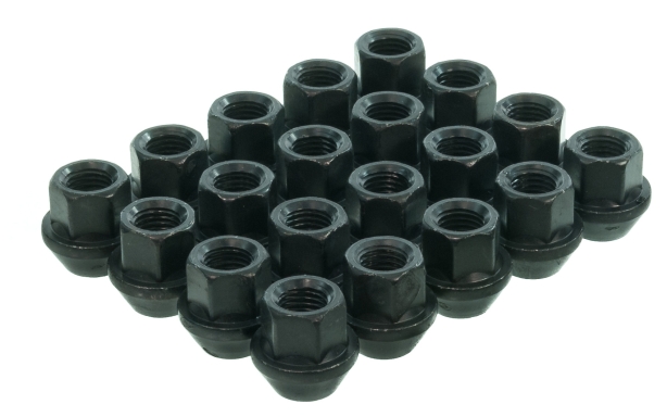 17mm Hex Open Ended Black Wheel Nuts Image