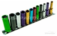 1/4" Drive Multi Colour Socket Set Image