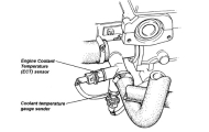 Coolant Temperature sensor ECU A117E6017S Image