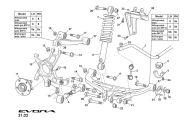 Evora Lower Hub Carrier Spherical Bush A132D6005F Image