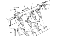 Fuel Injector Retaining Clip A111E6162S Image