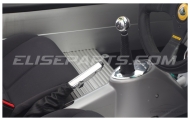 Silver-Polished-Satin Black Handbrake Grips Image