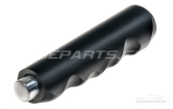 Silver-Polished-Satin Black Handbrake Grips Image