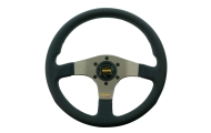 Momo Silver Spoke Tuner Steering Wheel Image