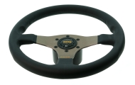 Momo Silver Spoke Tuner Steering Wheel Image